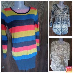 Lot of 3 Women's Tops