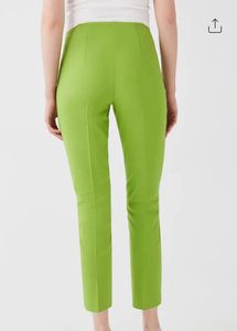 Green Straight Leg Pants