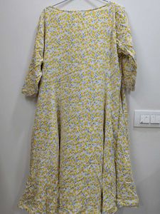 Yellow Anarkali