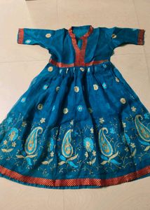 Cotton Blend Beautiful Anarkali Kurta