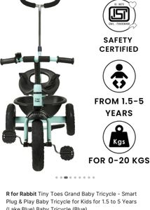 Kids Tricycle With Parent Handle