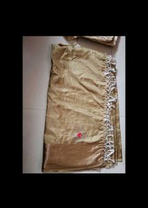 Elegant Golden Saree