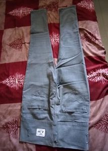 High Waist Grey Jeans