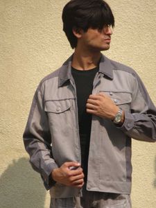 Gray Jacket &amp; Pants Set