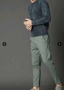 Men&#39;s Olive Green Casual  chinos pant