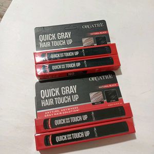 combo of 2 Orgatre Quick Gray Hair Touch Up