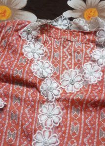 Beautiful Peach Cord Set