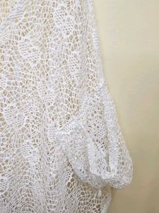 Imported White Lace Tank Top