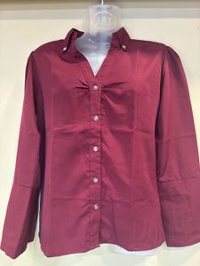 Officewear Maroon Soft Shirt