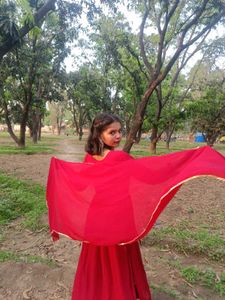 3 Peice Gown Plazo And Dupatta