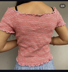 Striped Crop Top