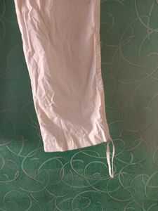 White Cargo Pant