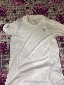 Adidas White T-Shirt