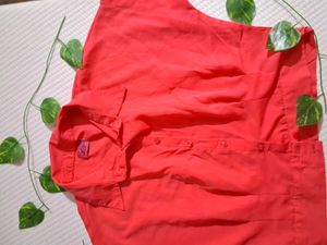 Coral Short Sleeve Blouse