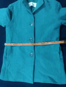 Green Button-Down Coat