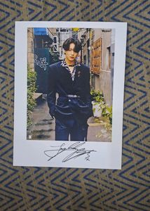 BTS POLOROID WITH SIGNATURE