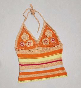 Island girl crochet top 🌺💛