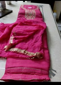 rani pink dress material