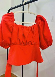 Cute Back Knot Top