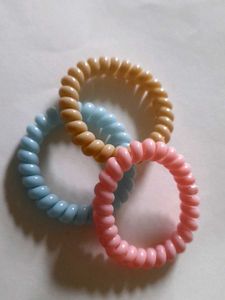 Spring Rubber Band Pack Of 3