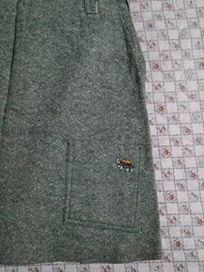 Green Skirt with Pockets