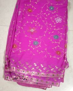 Elegant Pink Saree🌸