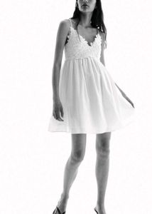 White Floral Lace Dress