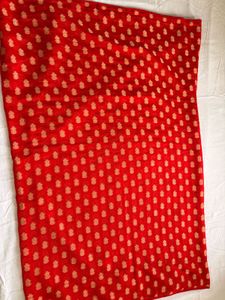Elegant Red Printed Saree