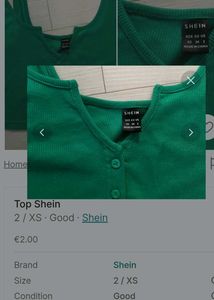 Stylish Shein Green Top