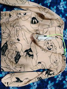 Cartoon Print Hoodie