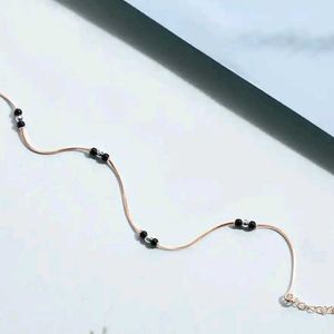 Zavya 925 Silver Rosegold Anklet.