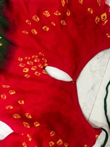 Bandhni Print Kurti Set