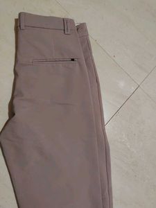 Beige Casual Pants