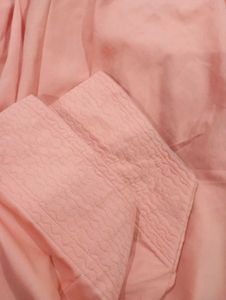 Beautiful Peach Seroskhi Work Suit