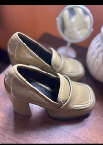 Platform Heel Loafers