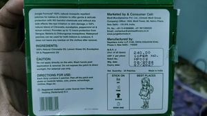 mosquito patches 12 + free spray half