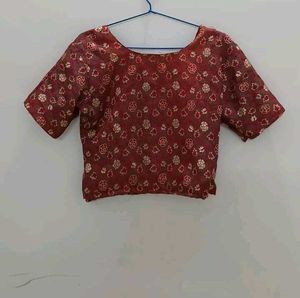 Floral Brocade Blouse