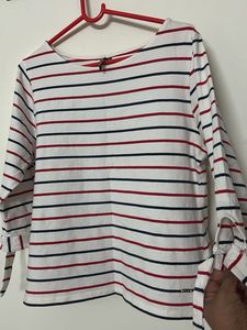 Striped Long Sleeve Top