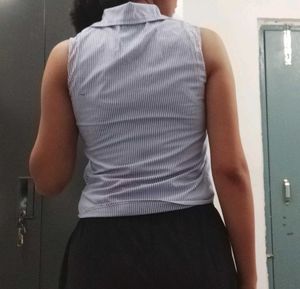 Striped Sleeveless Top