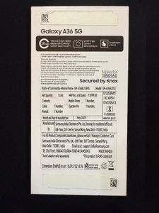 Samsung A36 5G With Warrenty