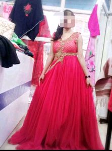 Princess Gown With 2 Dupatta So Heavy