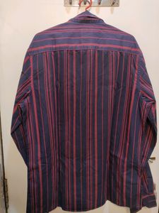 Netplay Mauva Stripes Shirt For Men.