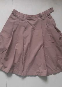 FREE BLUE Skirt with 2 brown pleated skirts