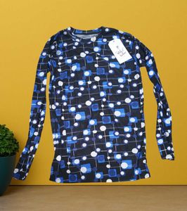 RF159 Size-32 Patterned Crop Top