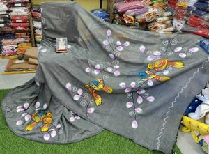 Hand-painted Saree