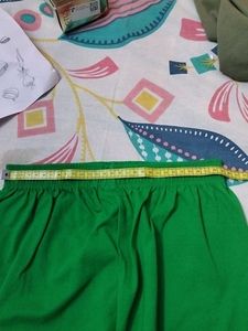 Green Cotton Legging