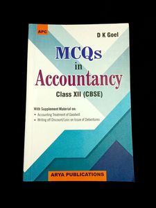 MCQs In Accountancy