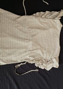 Ruffled Sleeve Blouse