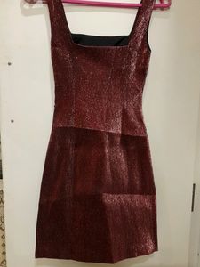 Part Maroon H&amp;M Dress