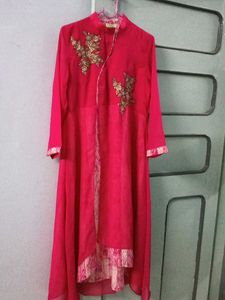 Embroidered Pink Tunic